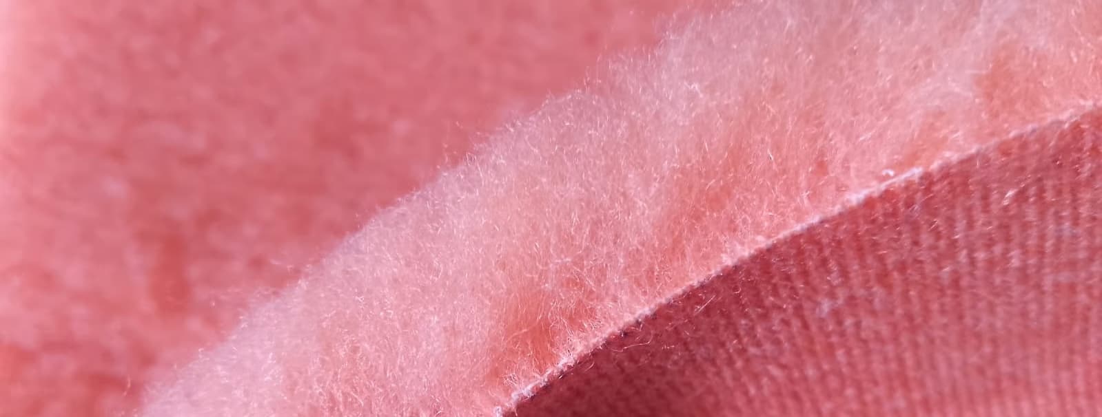 Tejido rosa de pelo